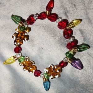 Gingerbread Christmas bracelet
